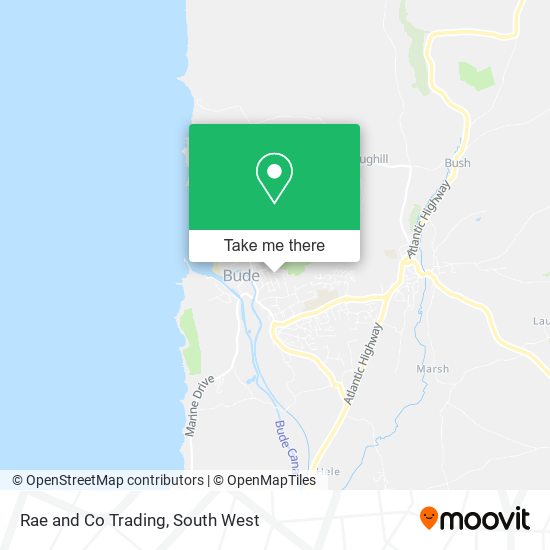 Rae and Co Trading map