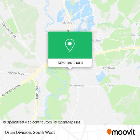Drain Division map