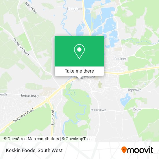 Keskin Foods map