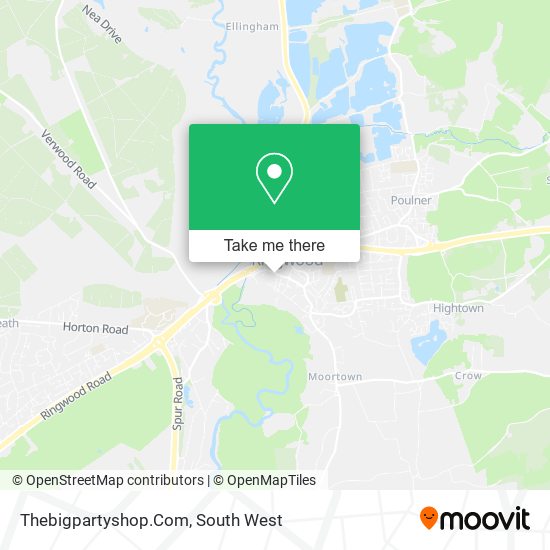 Thebigpartyshop.Com map