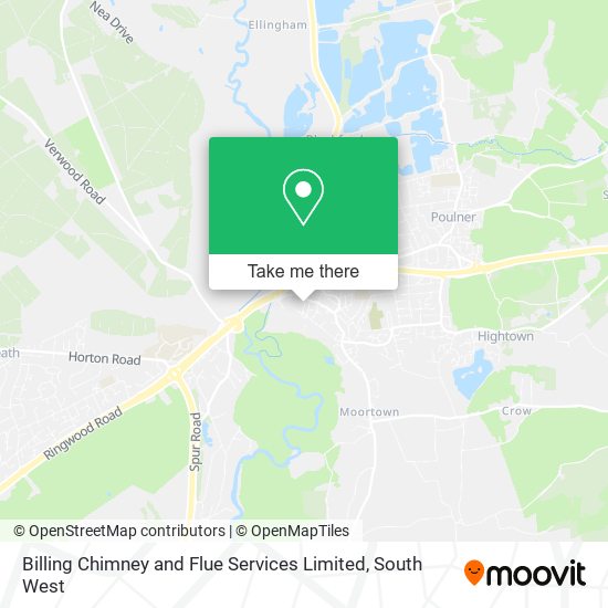Billing Chimney and Flue Services Limited map