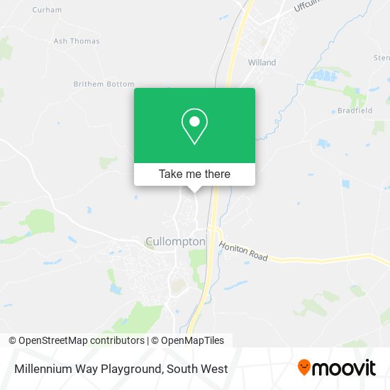 Millennium Way Playground map