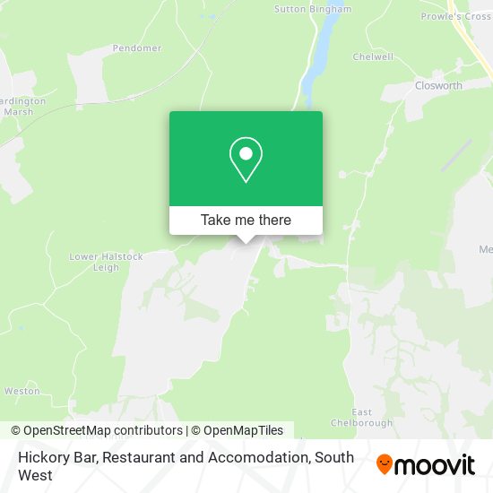 Hickory Bar, Restaurant and Accomodation map