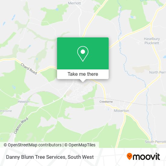 Danny Blunn Tree Services map