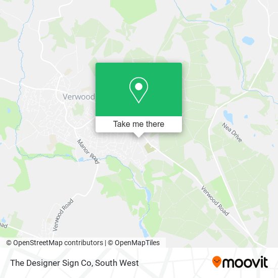 The Designer Sign Co map