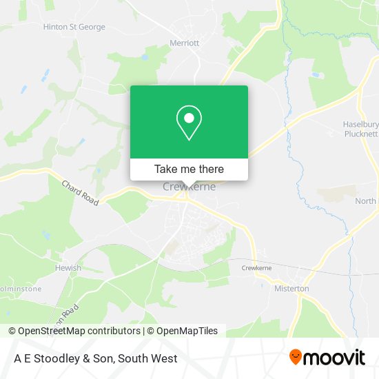 A E Stoodley & Son map