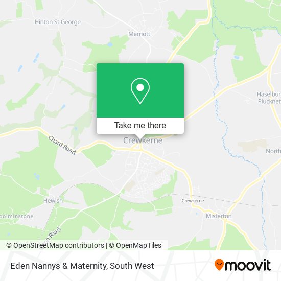 Eden Nannys & Maternity map
