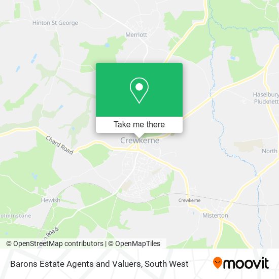 Barons Estate Agents and Valuers map