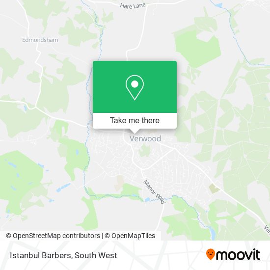Istanbul Barbers map