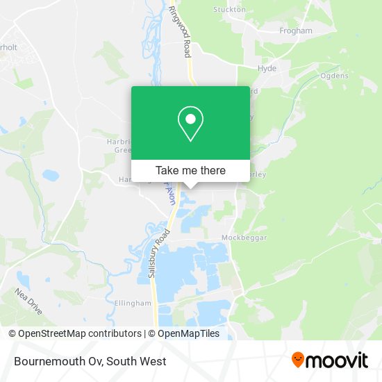 Bournemouth Ov map