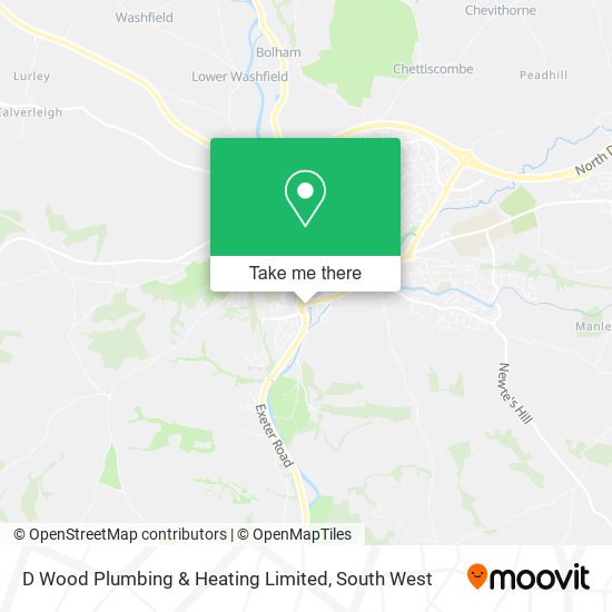 D Wood Plumbing & Heating Limited map