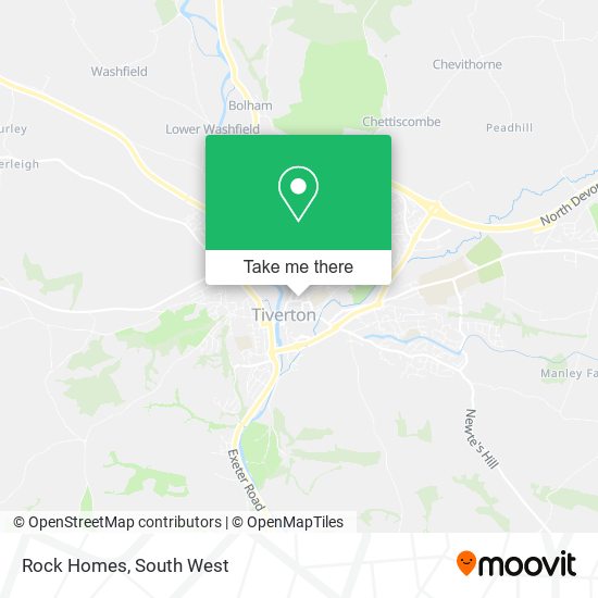 Rock Homes map