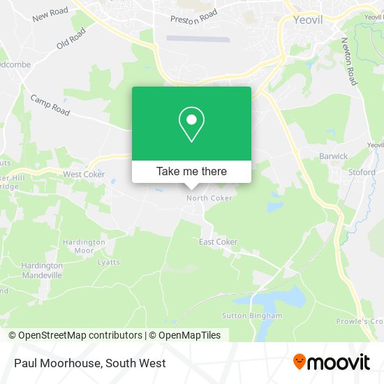 Paul Moorhouse map