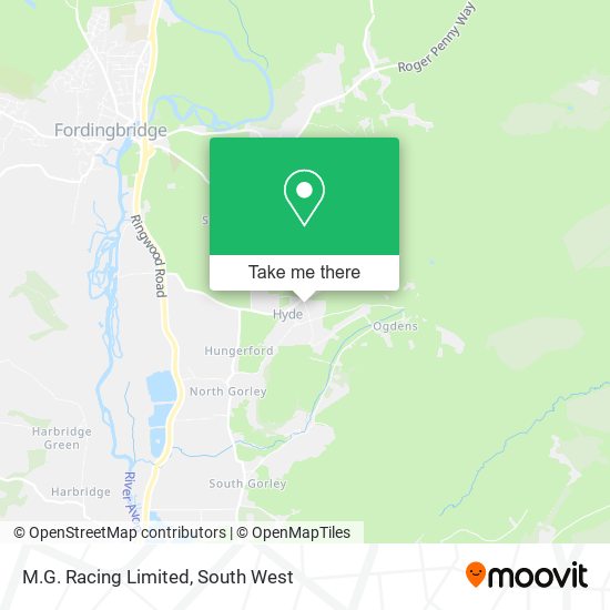 M.G. Racing Limited map