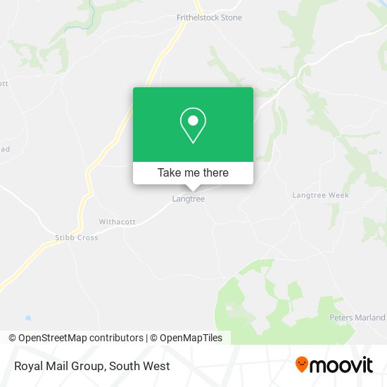 Royal Mail Group map