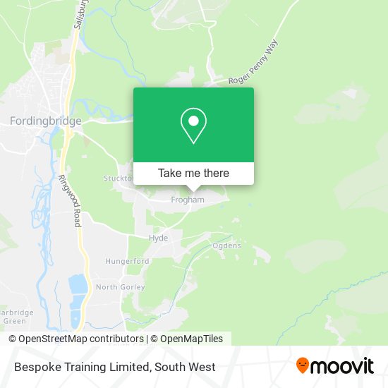 Bespoke Training Limited map