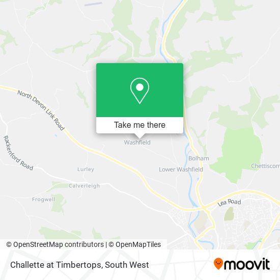 Challette at Timbertops map