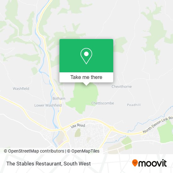 The Stables Restaurant map