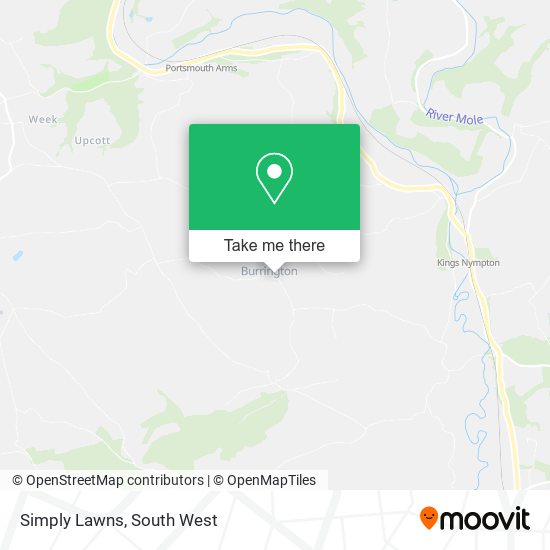 Simply Lawns map