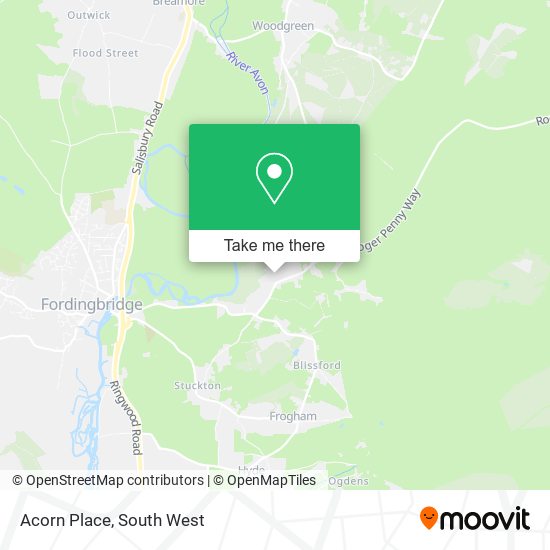 Acorn Place map