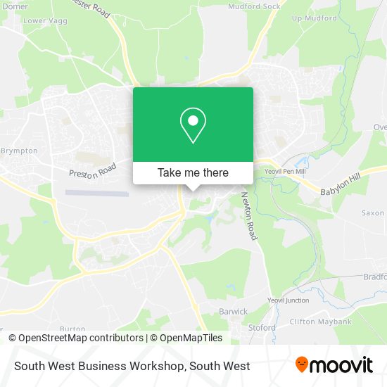 South West Business Workshop map