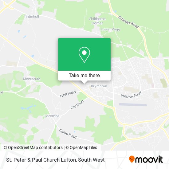 St. Peter & Paul Church Lufton map