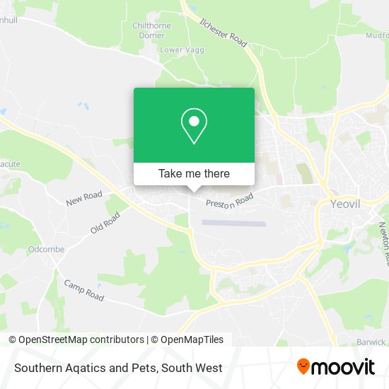 Southern Aqatics and Pets map