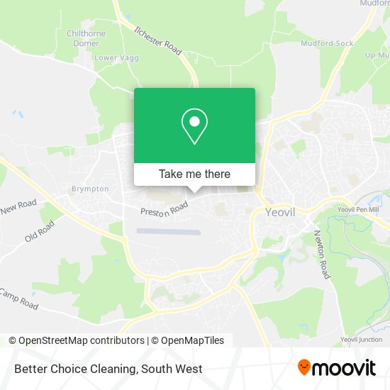 Better Choice Cleaning map