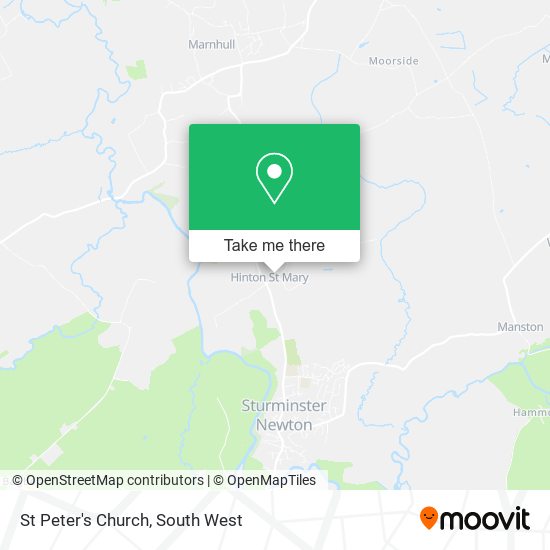 St Peter's Church map