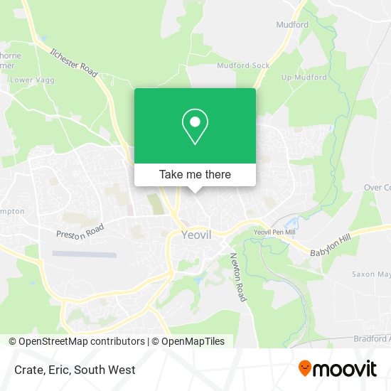 Crate, Eric map