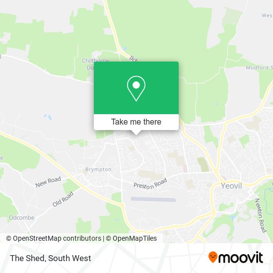 The Shed map