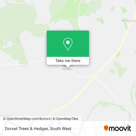 Dorset Trees & Hedges map