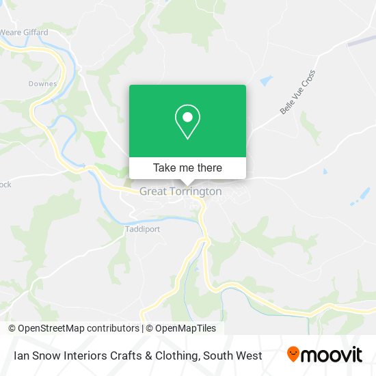 Ian Snow Interiors Crafts & Clothing map