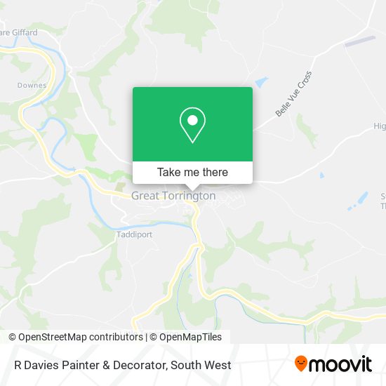 R Davies Painter & Decorator map