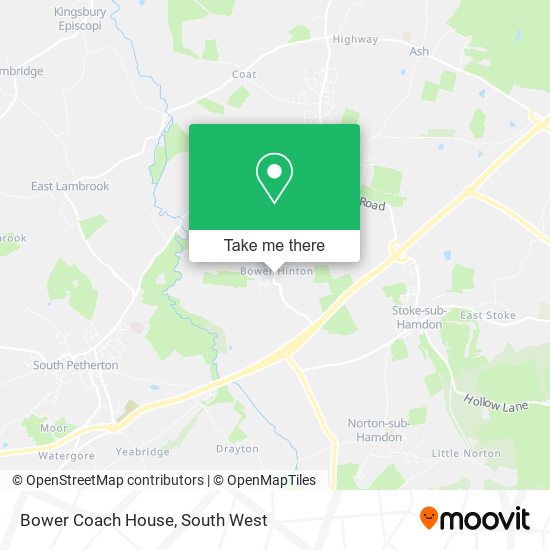 Bower Coach House map