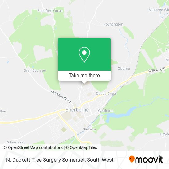 N. Duckett Tree Surgery Somerset map
