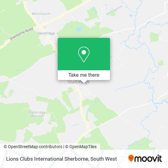 Lions Clubs International Sherborne map