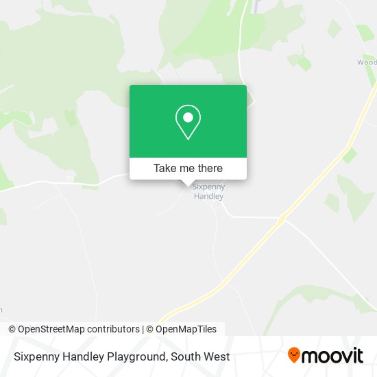 Sixpenny Handley Playground map