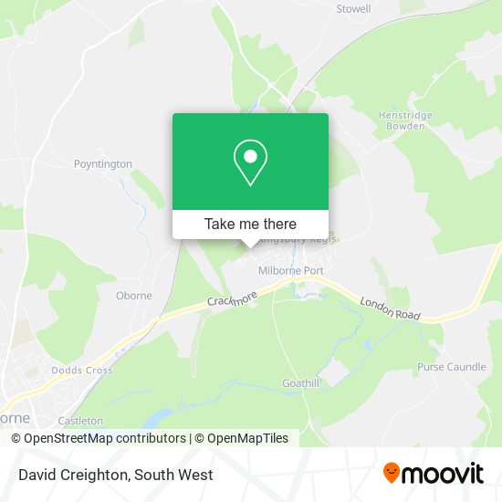 David Creighton map