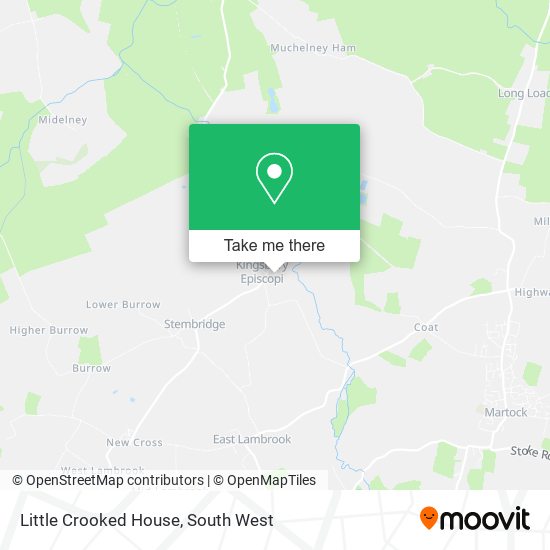 Little Crooked House map