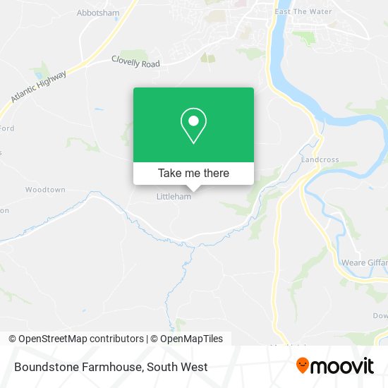 Boundstone Farmhouse map