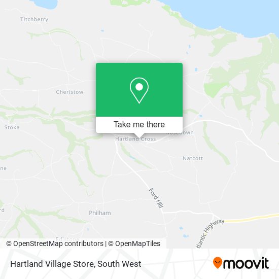 Hartland Village Store map