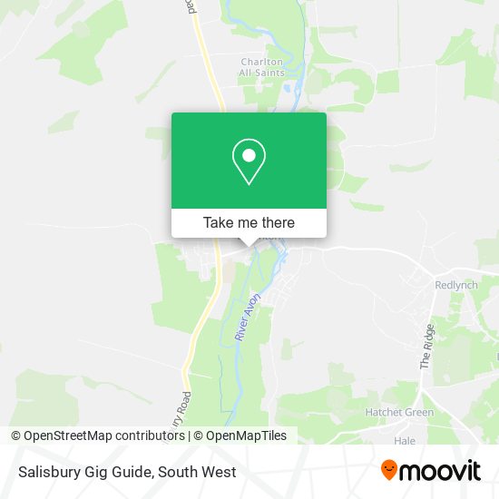 Salisbury Gig Guide map