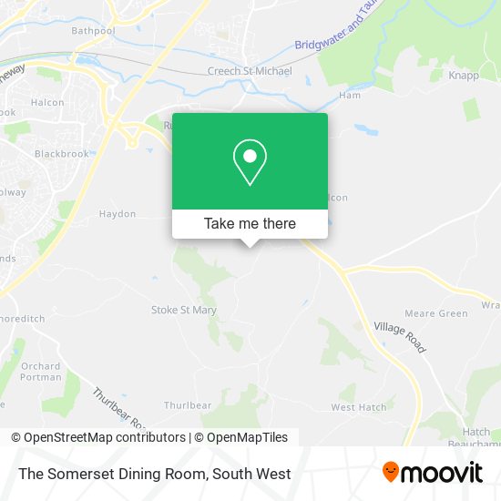The Somerset Dining Room map