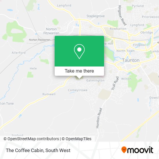 The Coffee Cabin map