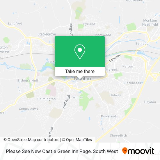 Please See New Castle Green Inn Page map