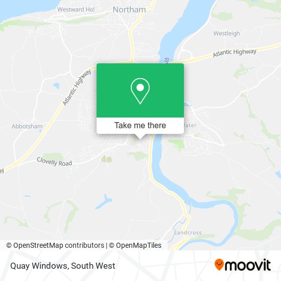 Quay Windows map