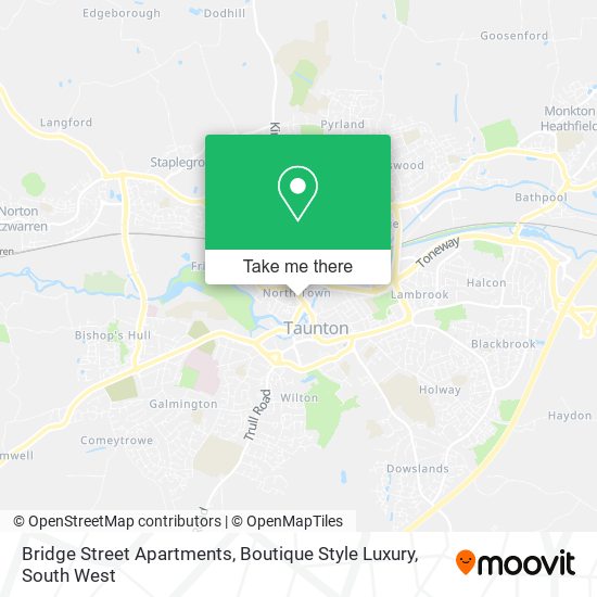 Bridge Street Apartments, Boutique Style Luxury map