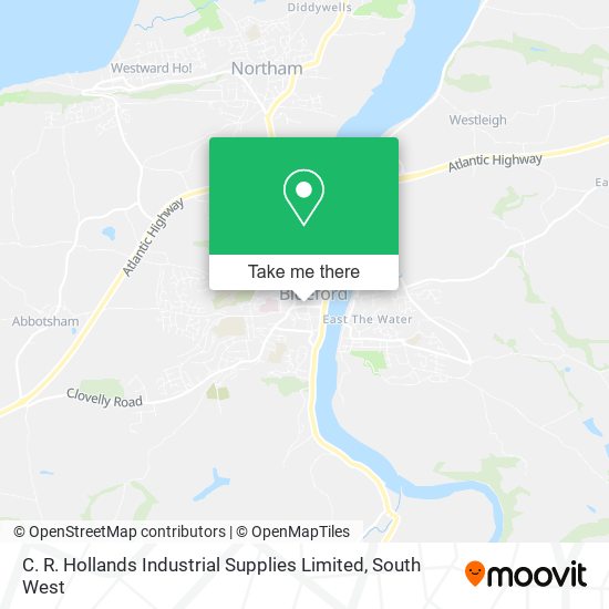 C. R. Hollands Industrial Supplies Limited map