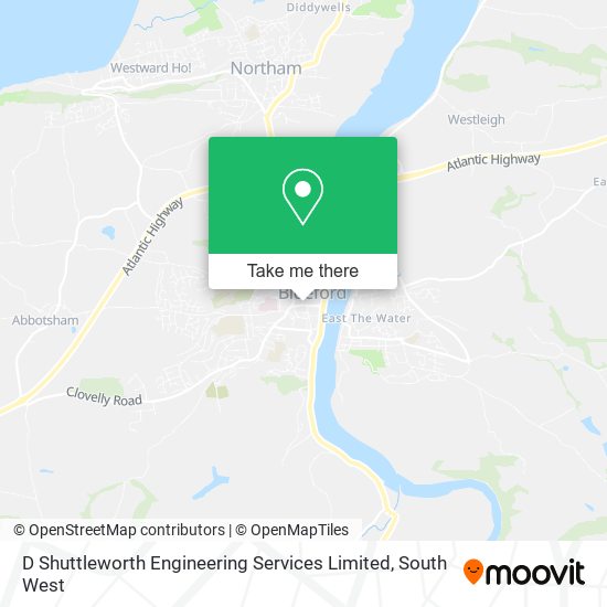 D Shuttleworth Engineering Services Limited map